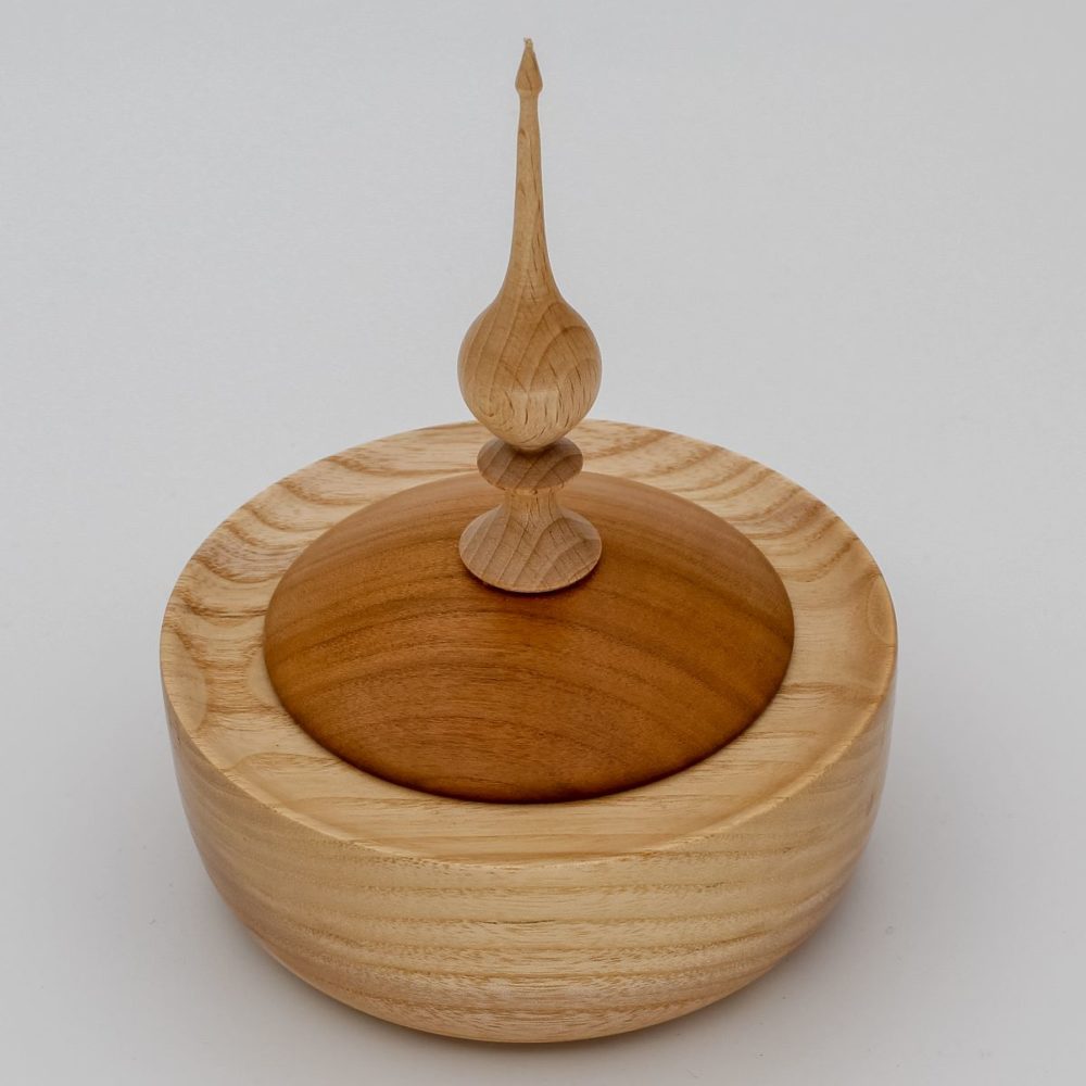 Coffret en bois vue du dessus