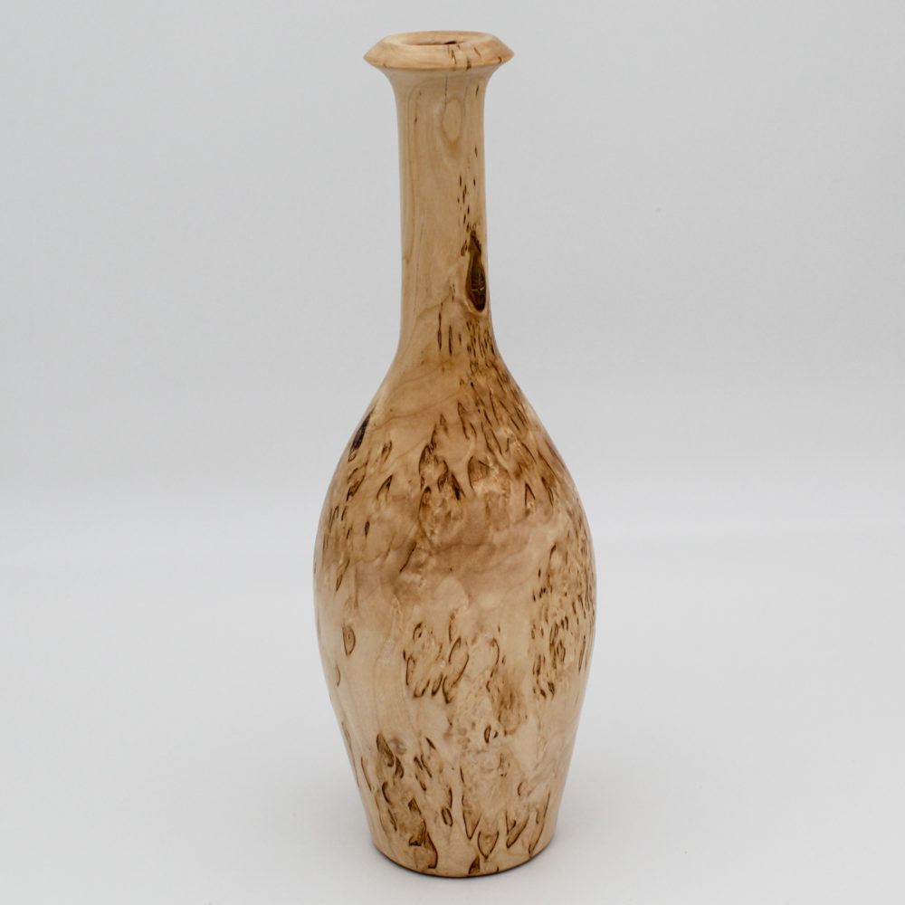 soliflore en bois de bouleau madré