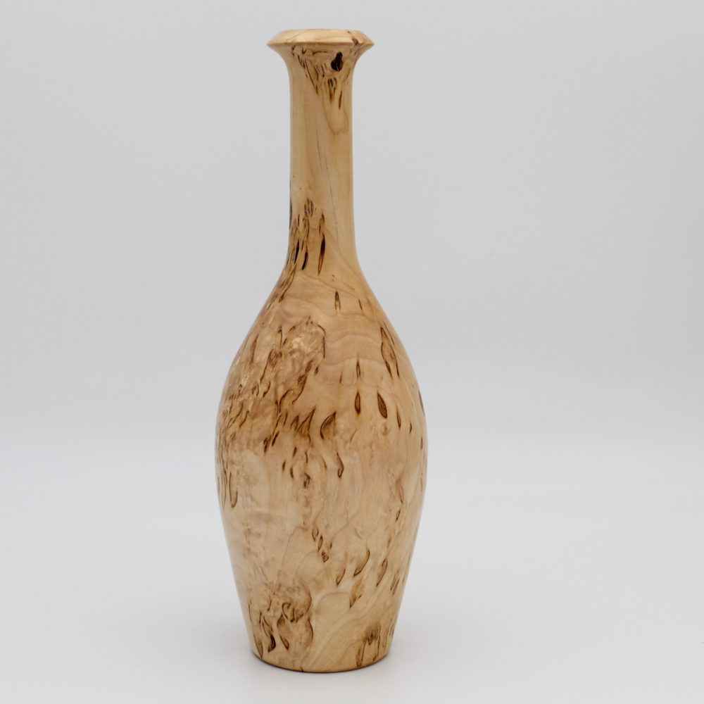 soliflore en bois de bouleau madré