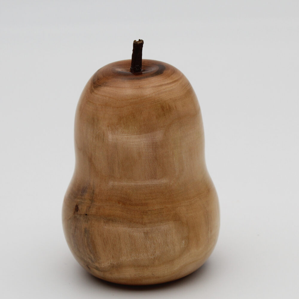 Poire décorative en bois