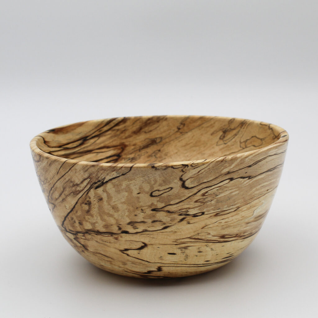 grande coupe en frêne échauffé vue de coté